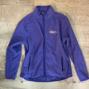 Charlotte, NC Periwinkle Fleece Zip Jacket